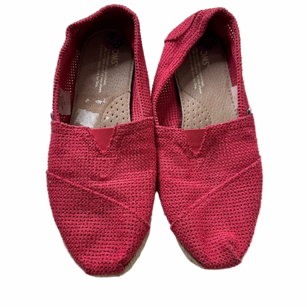 Toms Berry Slip On Shoes Size 8.5